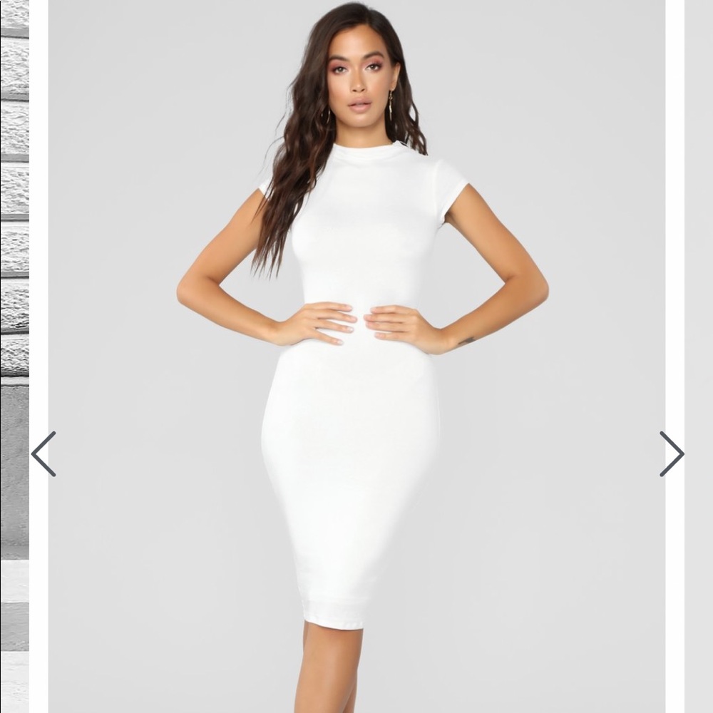 White Jojo Dress